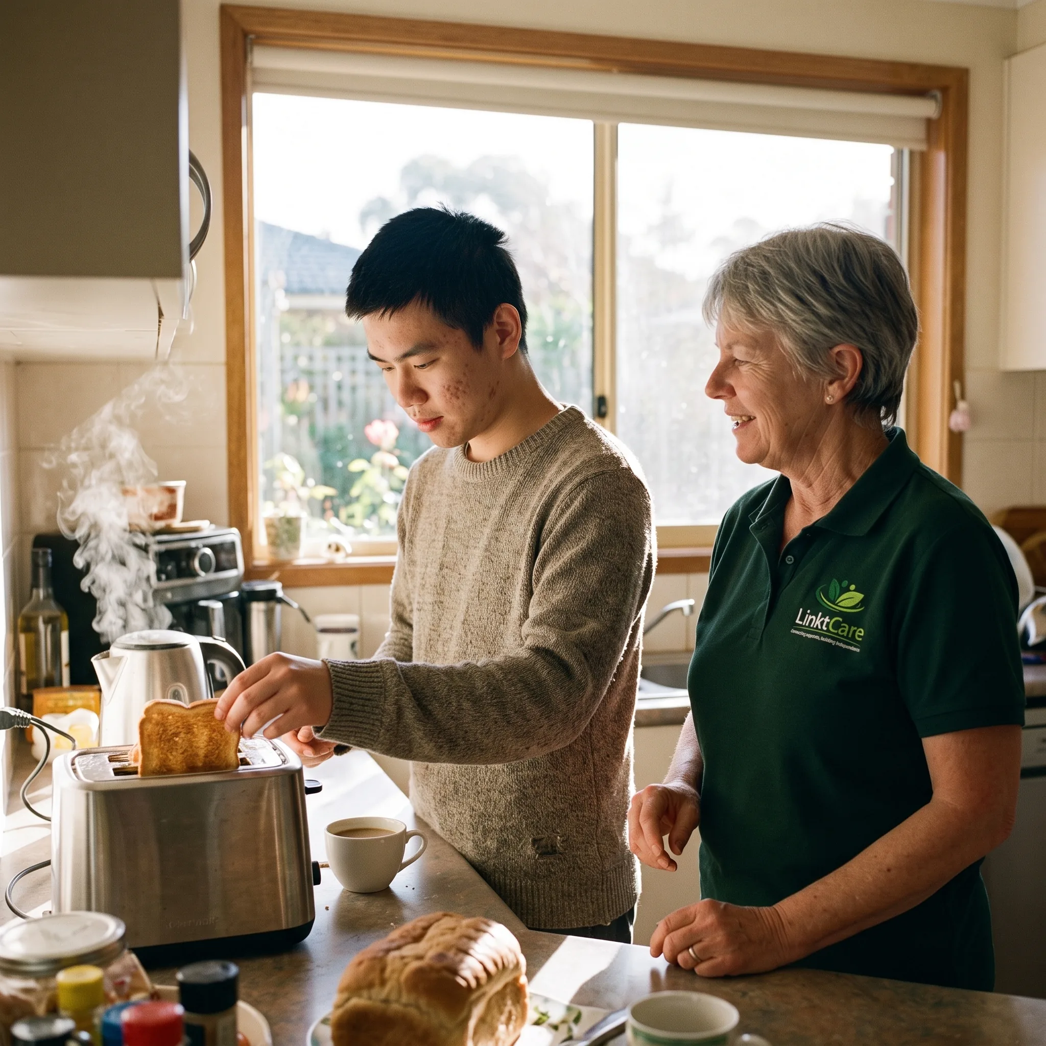 Meal preparation support in the family kitchen